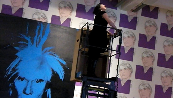 Jeanette Doyle performing '15 Days' at The Andy Warhol Museum
